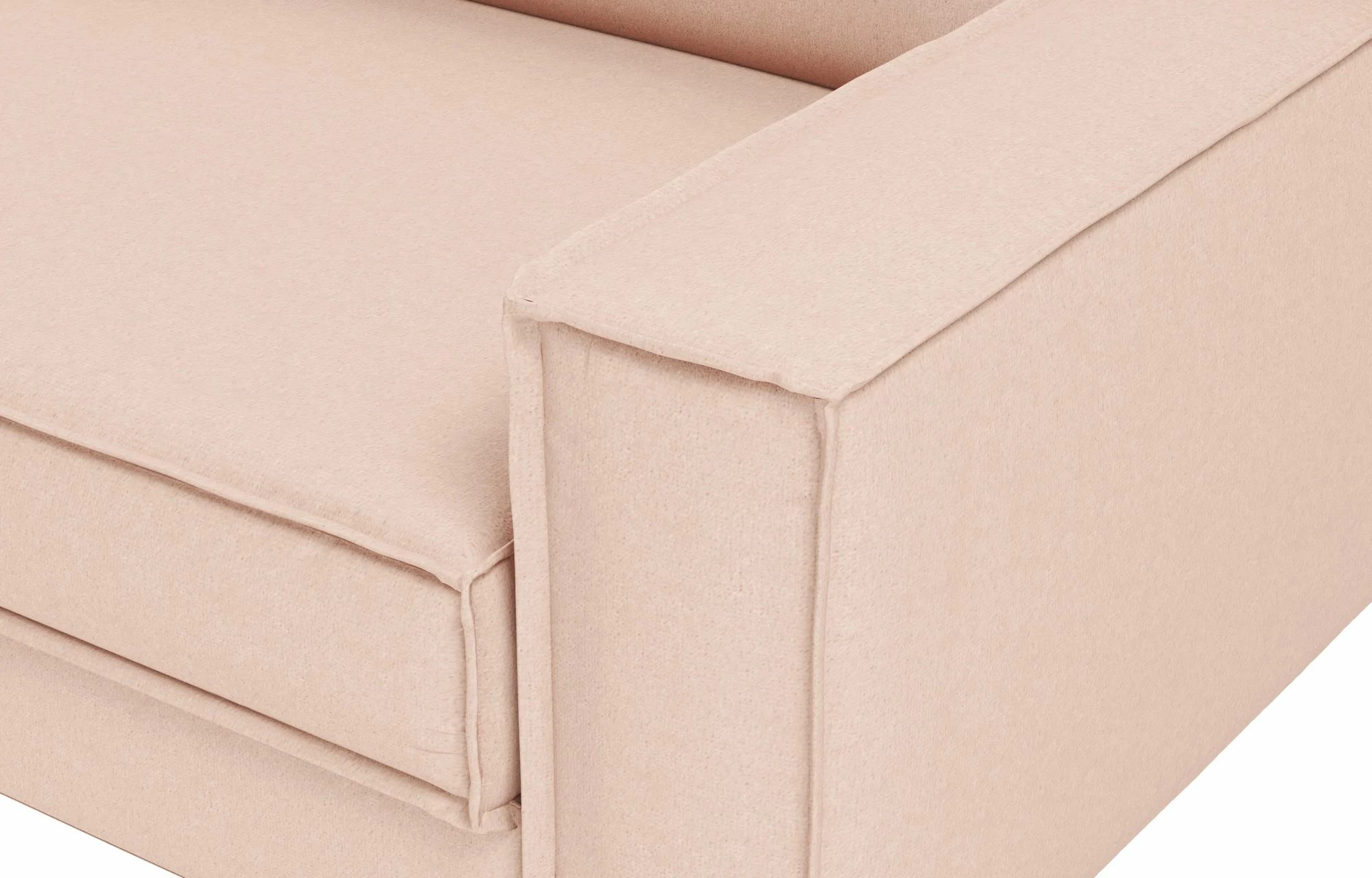 Karrige e madhe një vend, ngjyrë salmon, këmbë druri arre, Atelier del Sofa Sparrow