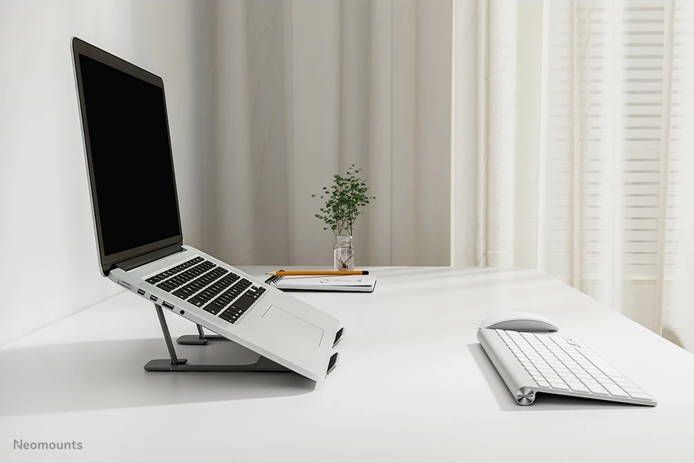 Mbajtës laptopi Newstar NSLS085GREY, alumini, 10-17 inç, gri