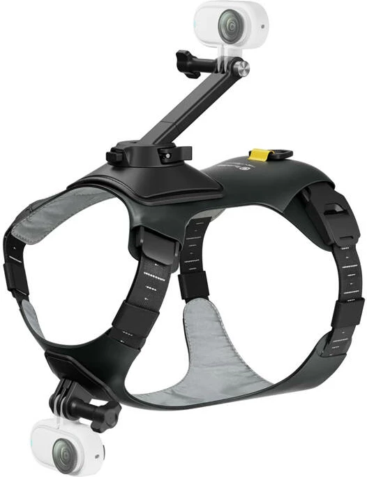 parzmor për kafshë me mbajtëse kamerë, Insta360, CINSBAVX, për GO 3/GO 3S, madhësia S, set, e zezë