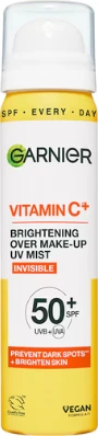 Sprej UV Brightening Over Make-Up SPF 50+ Garnier