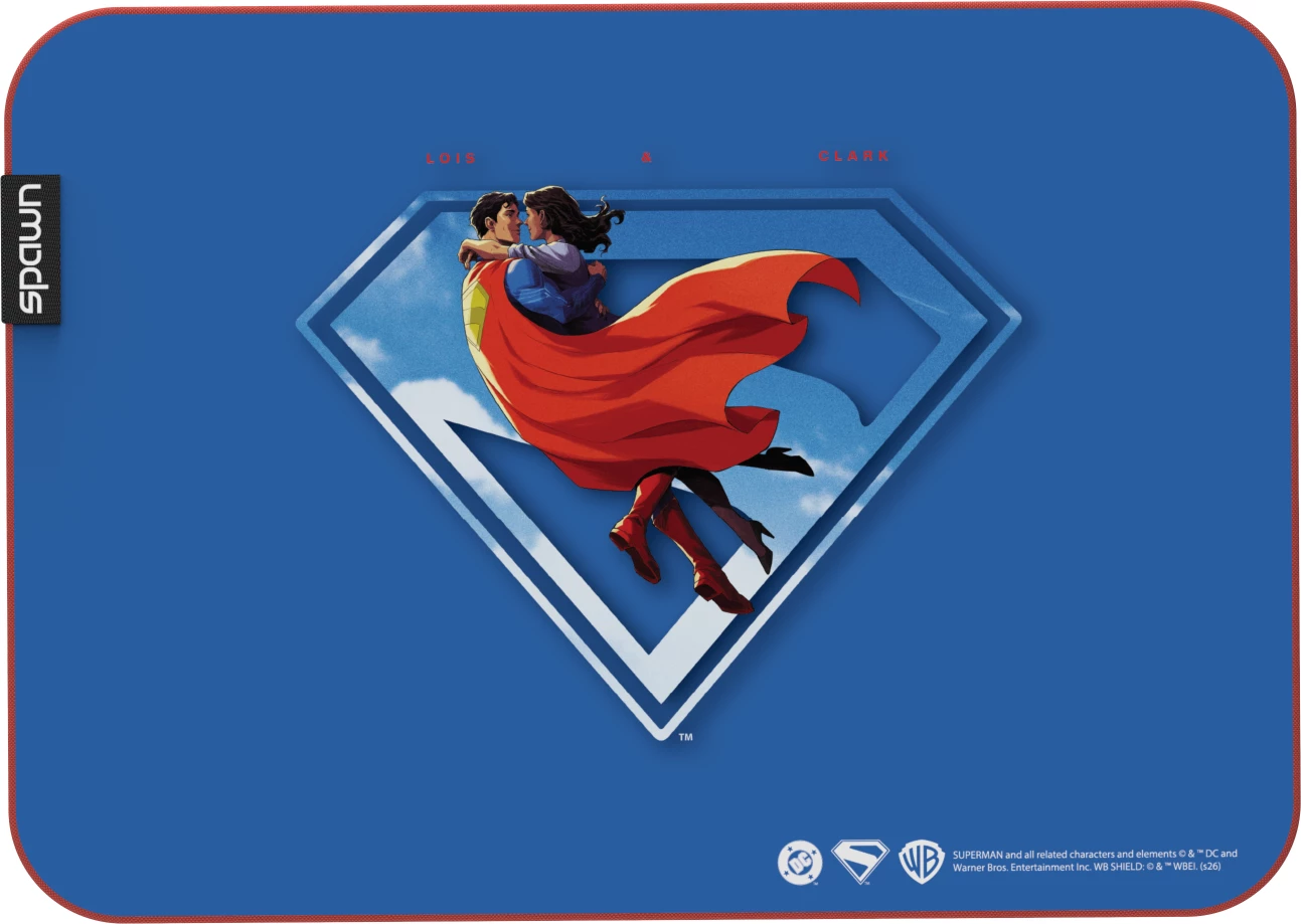Mauspad Spawn Superman M 320×270×3 mm, blu/kuqe
