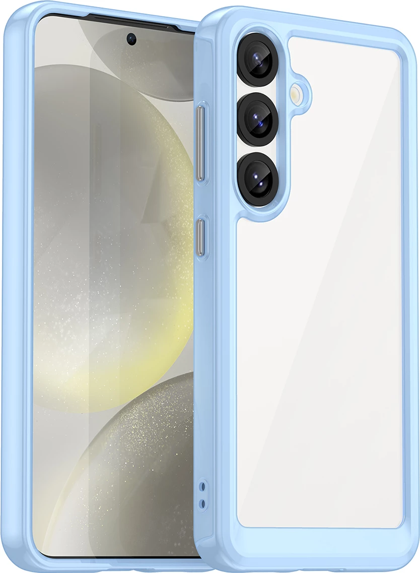 Mbështjellës Hurtel Outer Space Case për Samsung Galaxy S25, TPU/PC, Kaltër