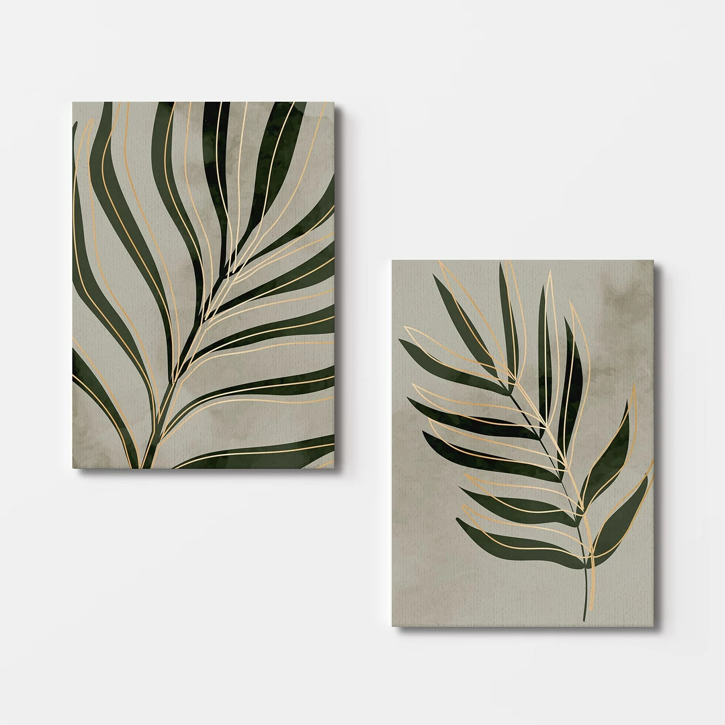 Pikturë dekorative në kanavacë (2 copë), Wallity, 2KNV4344, 50x70cm