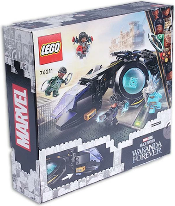 Set ndërtimi LEGO Shuri's Sunbird 76211 Super Heroes, 8+, me minifigura