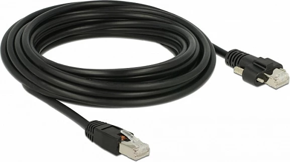 Kabllo rrjeti DeLOCK 85670, Cat6 S/FTP, 5 m, RJ-45, e zezë