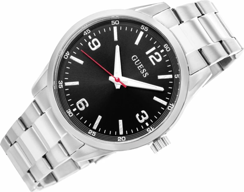 Orë dore për meshkuj Guess Easton GW0965G1, argjendtë