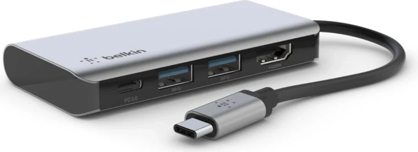 Adapter USB-C në HDMI Belkin AVC006btSGY, Argjendtë