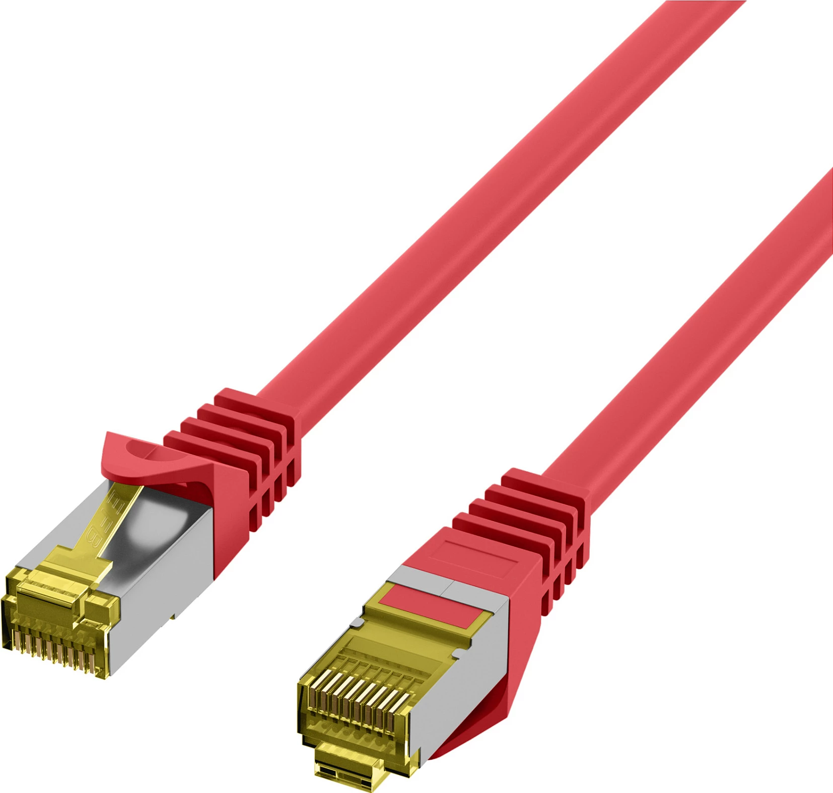 Kabllo rrjeti EFB Elektronik RJ45 Cat6A S/FTP, 0.15 m, e kuqe