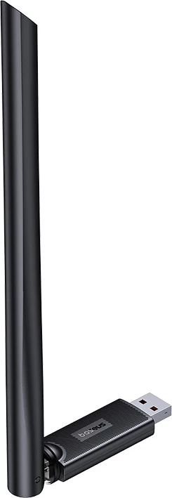 Kartelë rrjeti USB Baseus BS-OH172, 300Mb/s, me antenë të jashtme, e zezë