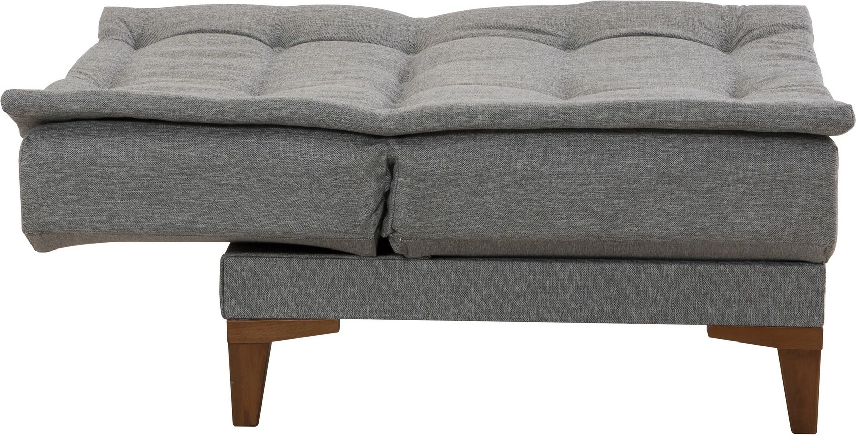 Set divan-krevat Atelier del Sofa, Santo-TKM04-1008, ngjyrë gri