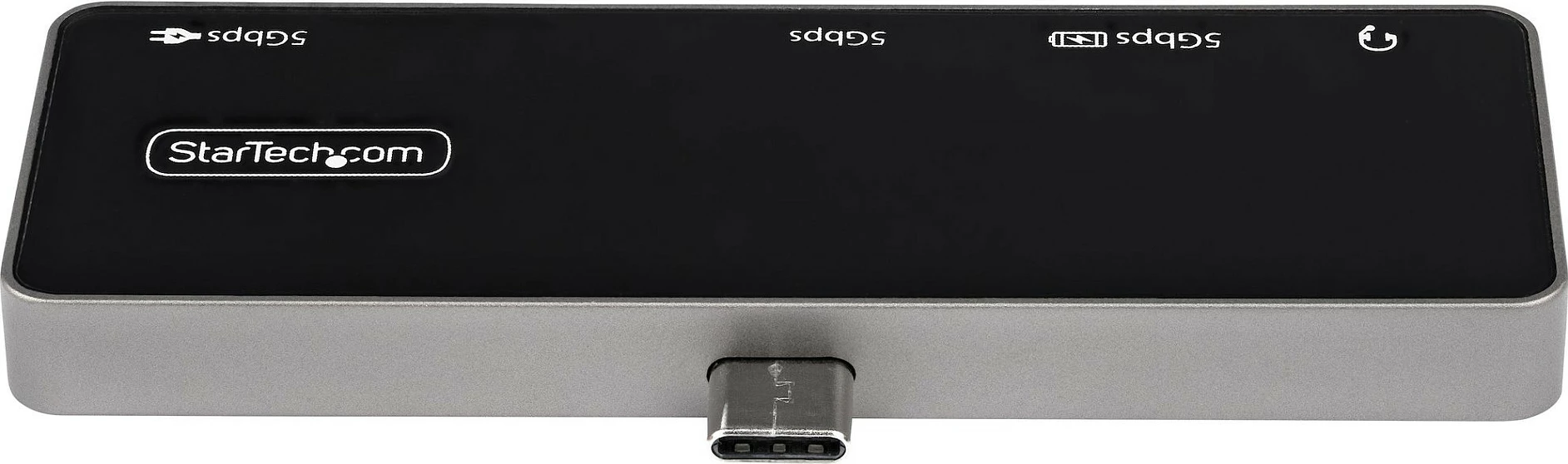 Adapter multiport USB-C StarTech DKT30ICHPD, HDMI 4K 60Hz, USB 3.0 Hub, Power Delivery 100W, Audio 3.5mm, i zi/argjendtë