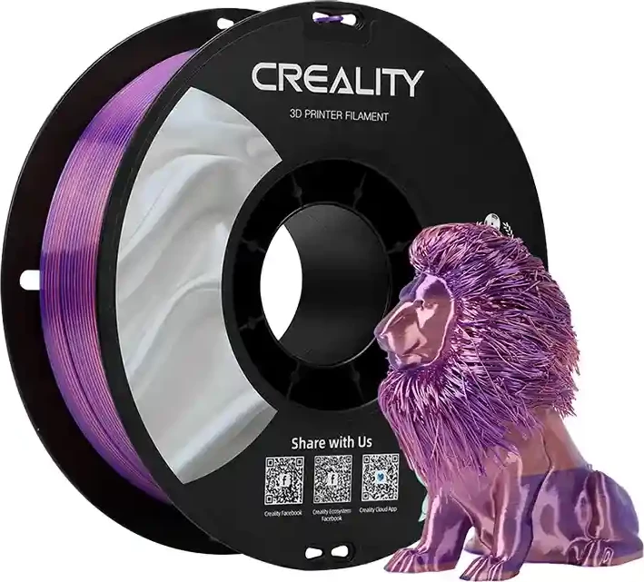 Filament PLA Creality CR-Silk, 1.75 mm, 1 kg, rozë-vjollcë