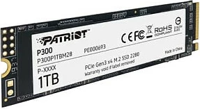 SSD Patriot P300 1TB M.2 NVMe PCIe 3.0