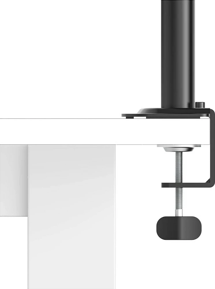 Mbajtëse monitori Hama, për tavolinë me kapëse, 13-35", VESA 75x75/100x100, rrotullim 360°, e zezë