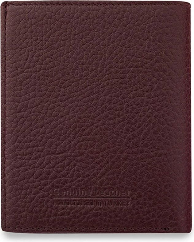 Portofol për burra, ngjyrë e kuqe claret, Zoozie Bags, Utah