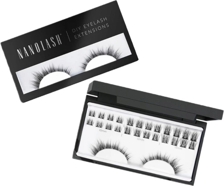 Qerpikë artificial Nanolash Divine për femra, të zinj, 36 copë