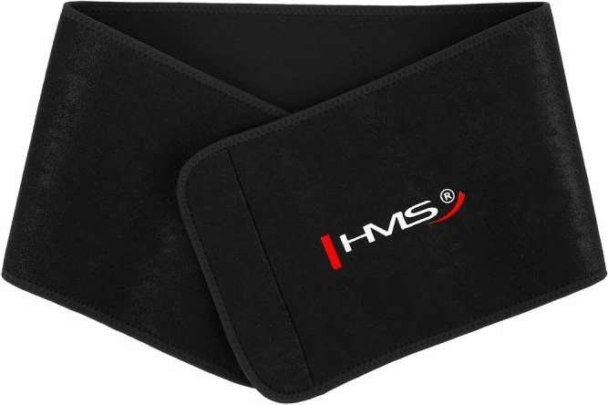 Set hula hop HMS HHW12 me peshë dhe rrip BR163, të zi, plus size