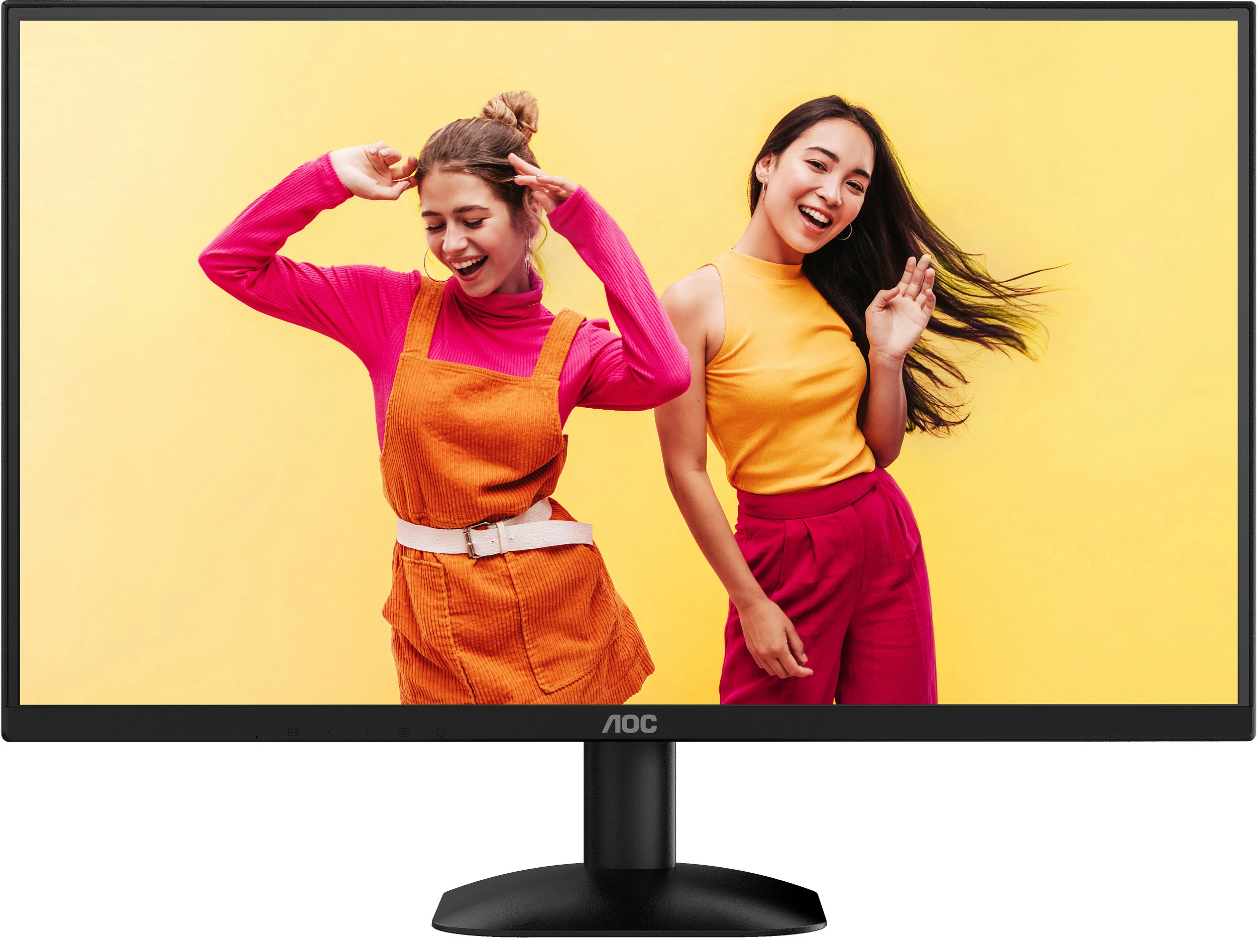 Monitor AOC 24B35HM2, 23.8", FHD, 100Hz, 1ms MPRT, Adaptive Sync, pa kornizë, i zi