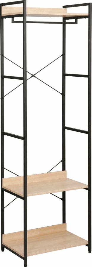 Dollap Xenia, natyral e zi, 60x40x200cm