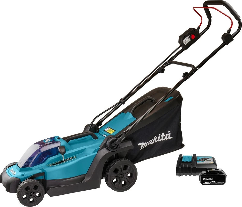 Kositës bari Makita DLM330RT, 18V, 33cm, me bateri, zi/kaltër