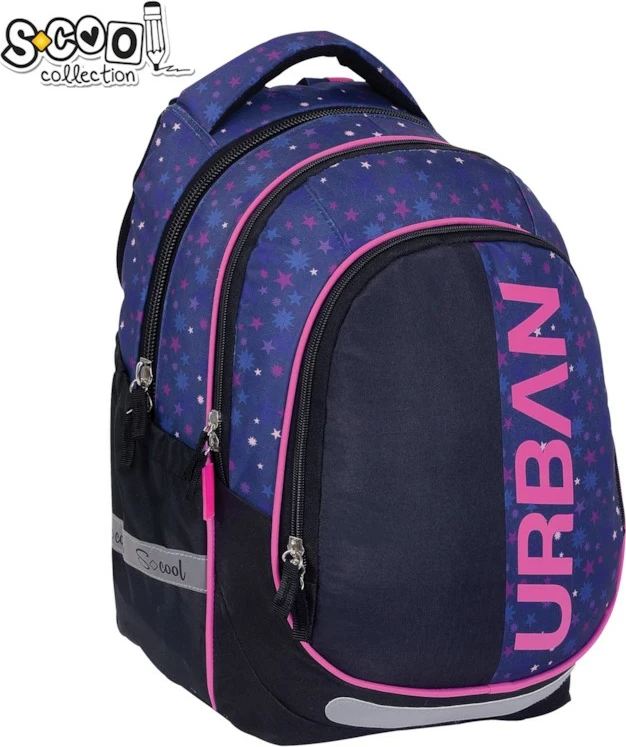 Osh Cante Anatomike Light 41X28X17Cm Urban Black Purple Sc3358