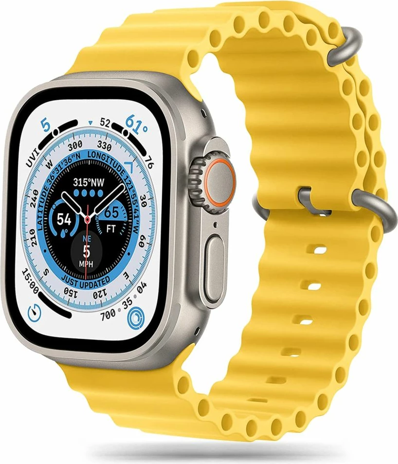 Rrip sportiv për Apple Watch Tech-Protect IconBand Pro, TPU, e verdhë