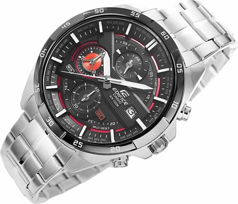 Orë dore për meshkuj CASIO, e zezë