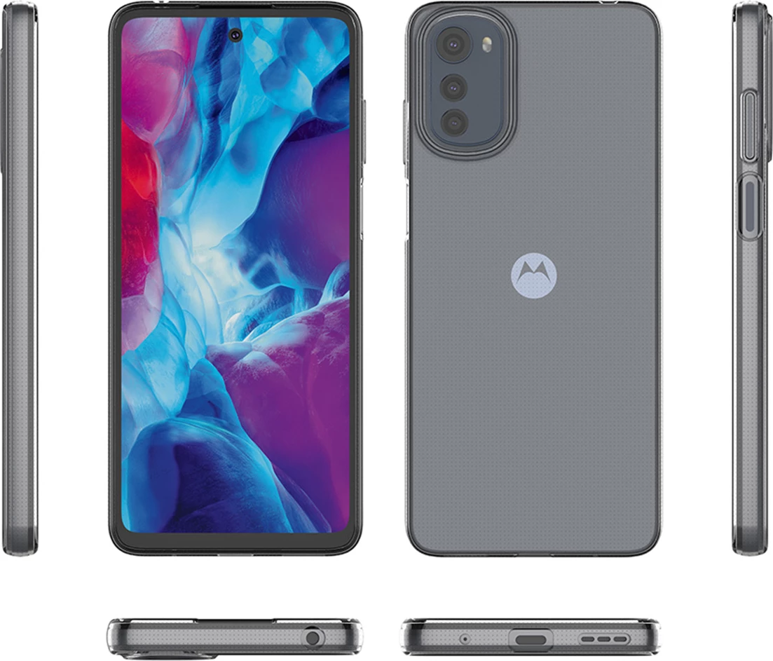Mbështjellës Hurtel Ultra Clear 0.5mm për Motorola Moto E32, Transparent