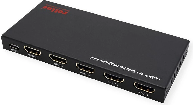 Switch HDMI ROLINE 14.01.3587, 4x1, 8K@60Hz, HDCP, i zi