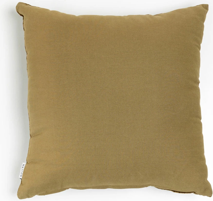 Jastëk dekorativ, kadife e artë, 50x50cm