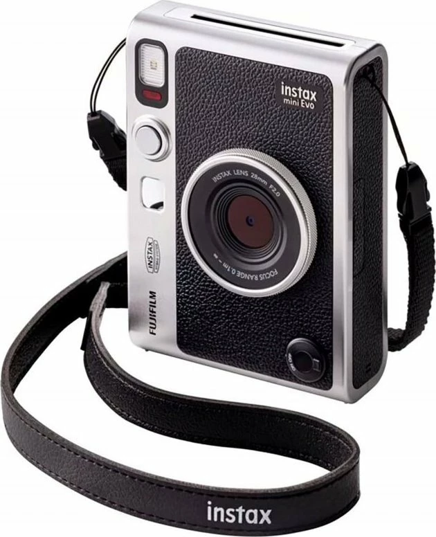 Aparat fotografik instant hibrid Fujifilm Instax Mini Evo, Bluetooth, ekran 3\", USB-C, mini HDMI, microSD, i zi