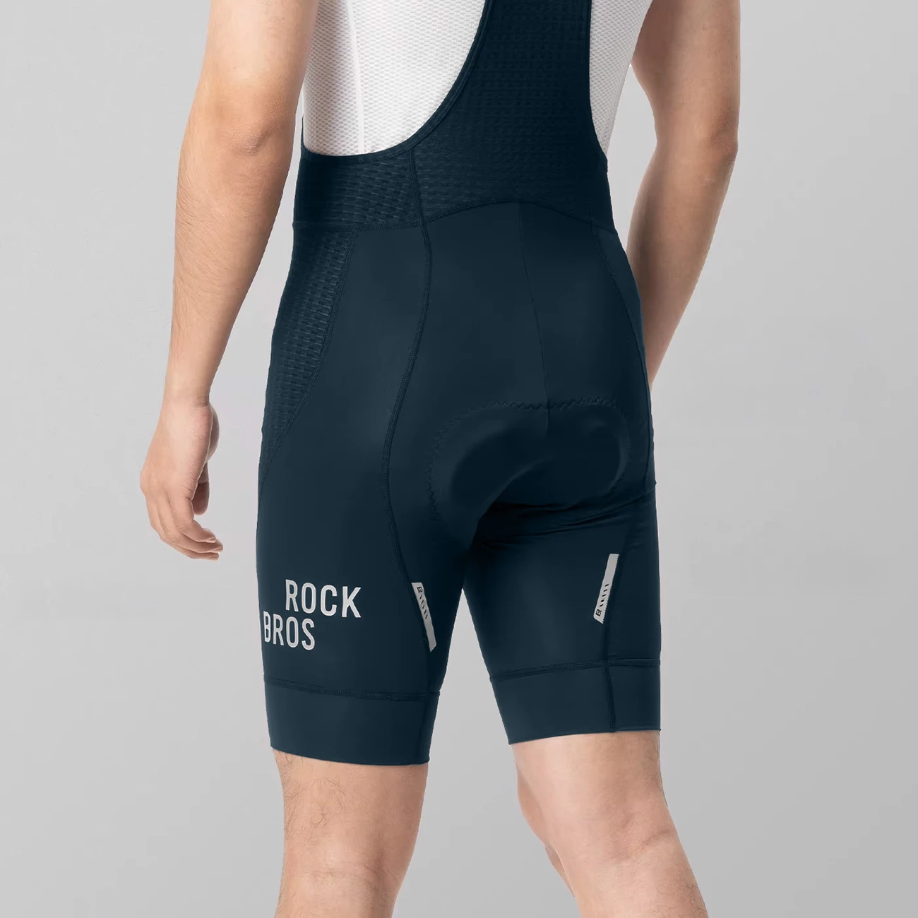 Pantallona bib për çiklizëm Rockbros YDDK009 me pade, madhësia M, blu e errët