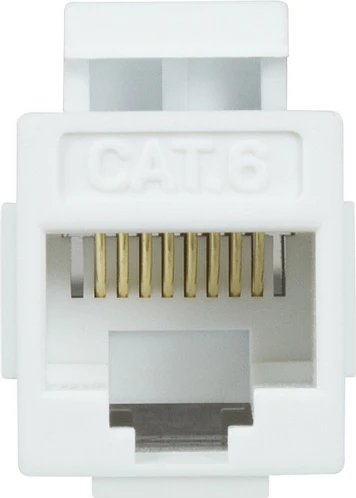 Keystone lidhës LogiLink Cat.6 UTP, 2xRJ45, i bardhë
