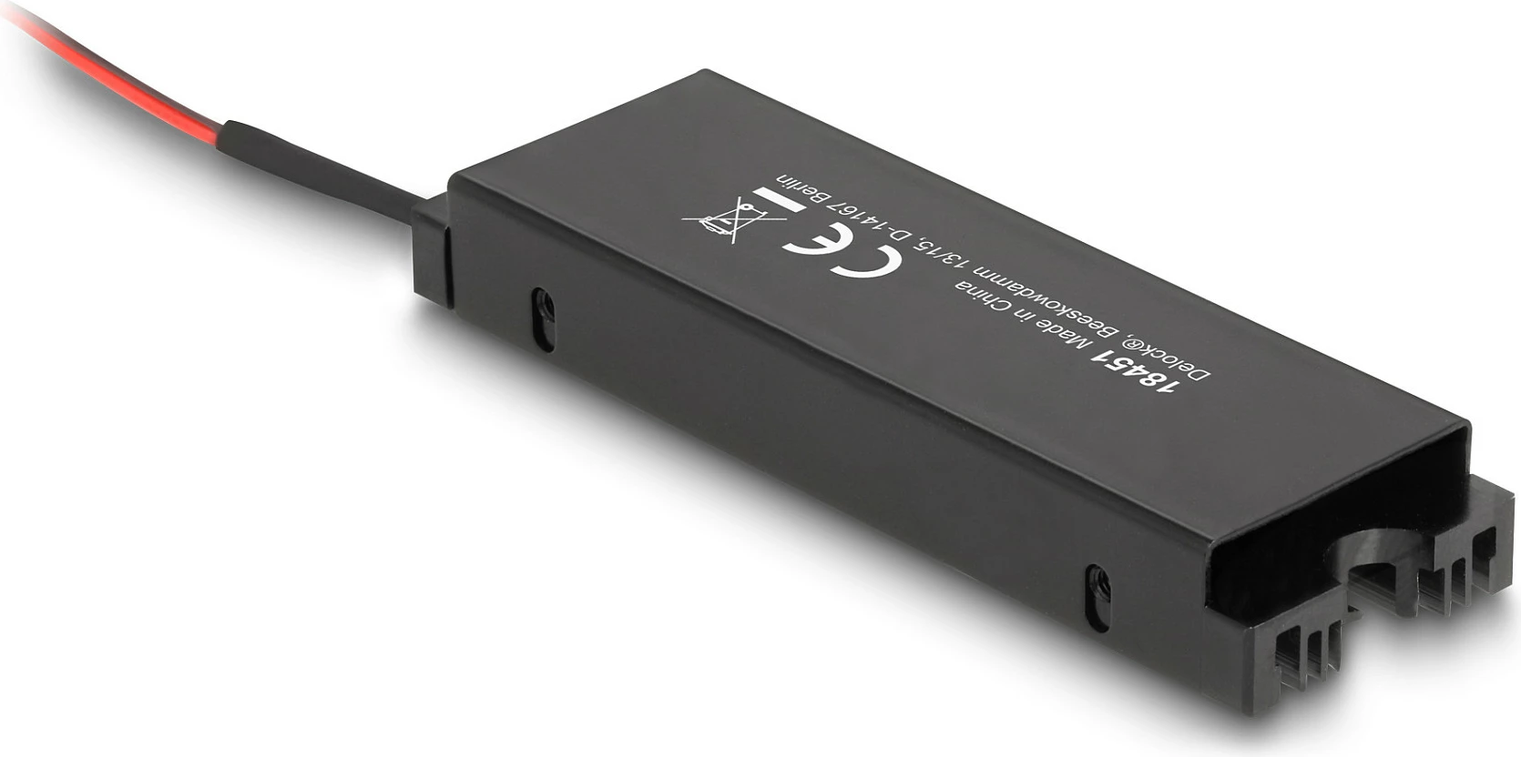 Ftohës DeLOCK me ventilator për M.2 SSD 2280, SATA power, i zi