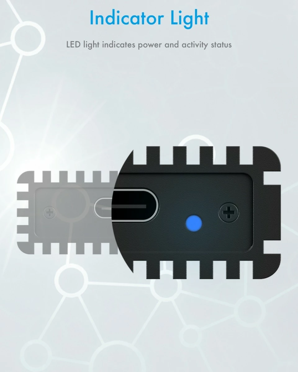 Kasë IcyBox IB-1816M-C31 për NVMe M.2, USB 3.1, Alumini, E zezë