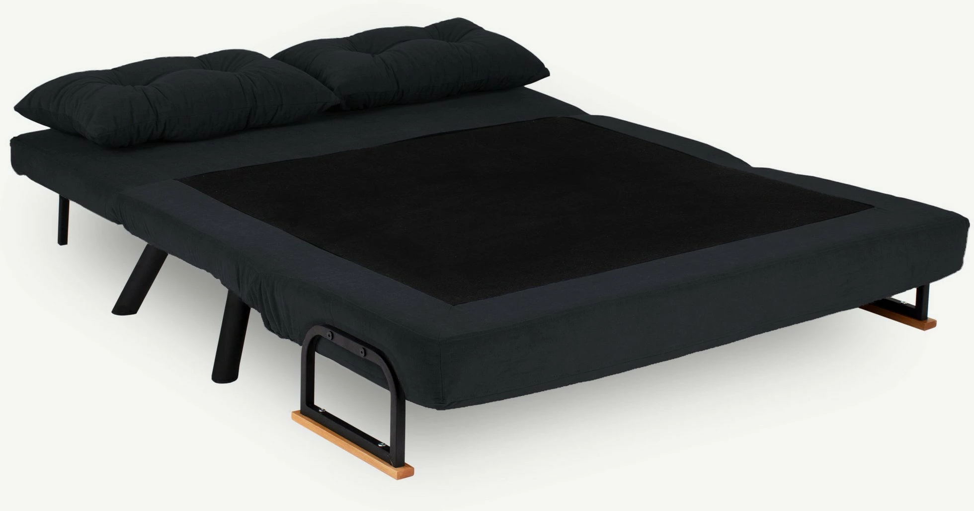 Divan-krevat dy ulëse, ngjyrë e zezë, Sando, Atelier del Sofa