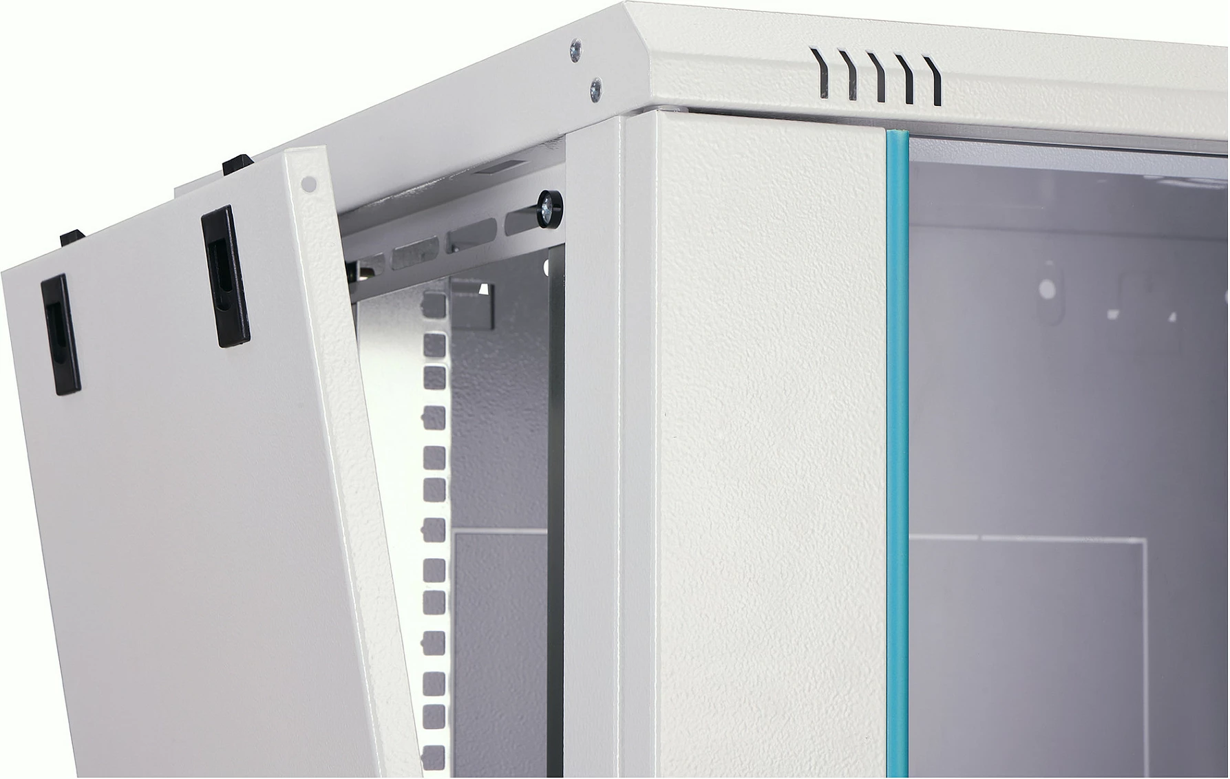 Kabinet rrjeti muror Digitus Dynamic-N 12U, 600x450 mm, derë xhami, gri e hapur