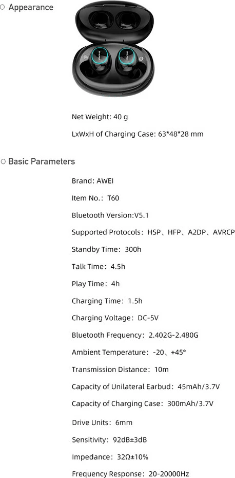 Kufje Me Bluetooth AWEI T61ENC (Gjelbërt)