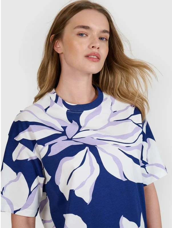 Maicë oversize për femra 4f me printim