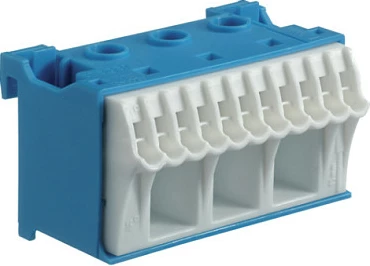 Klemë lidhëse Hager QuickConnect N KN14N, 14 vende, blu/bardhë