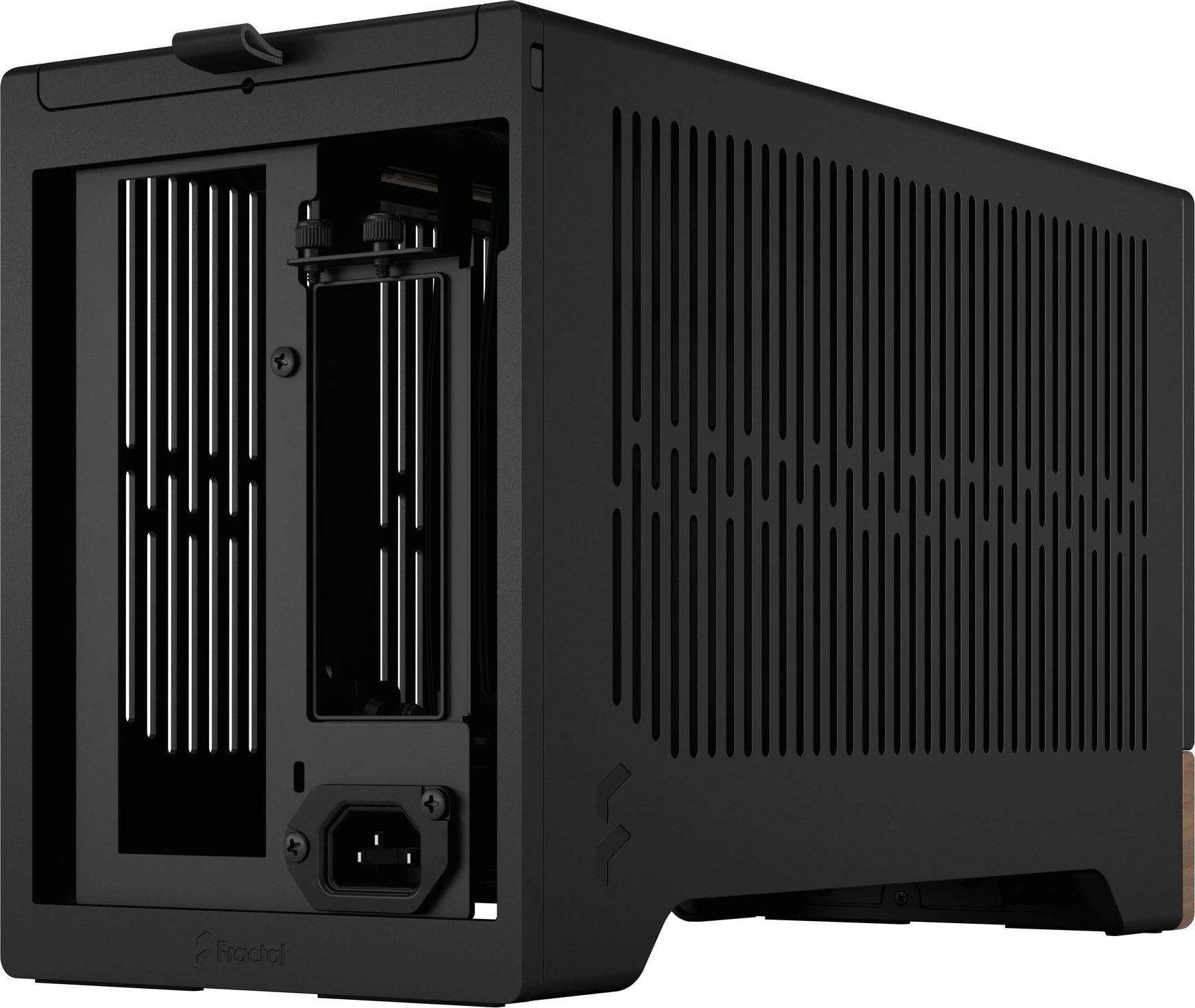 Kasë Fractal Design Terra, Mini-ITX, Alumini, Walnut, Graphite