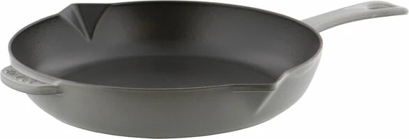 Tigan 26 cm, i rrumbullakët, gri grafit, gize