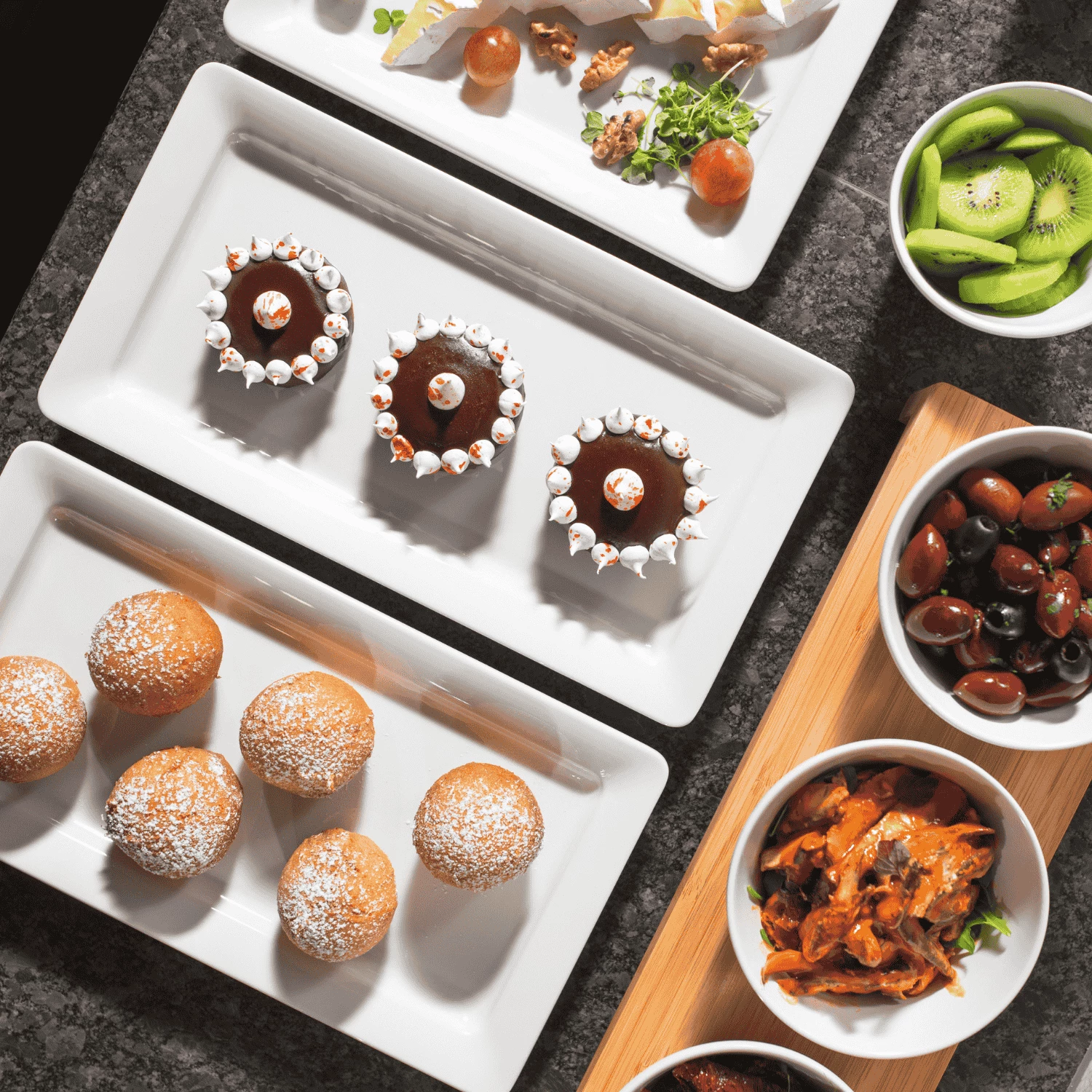 Tabaka melamine Fine Dine GN 1/3 325x176 mm, e bardhë