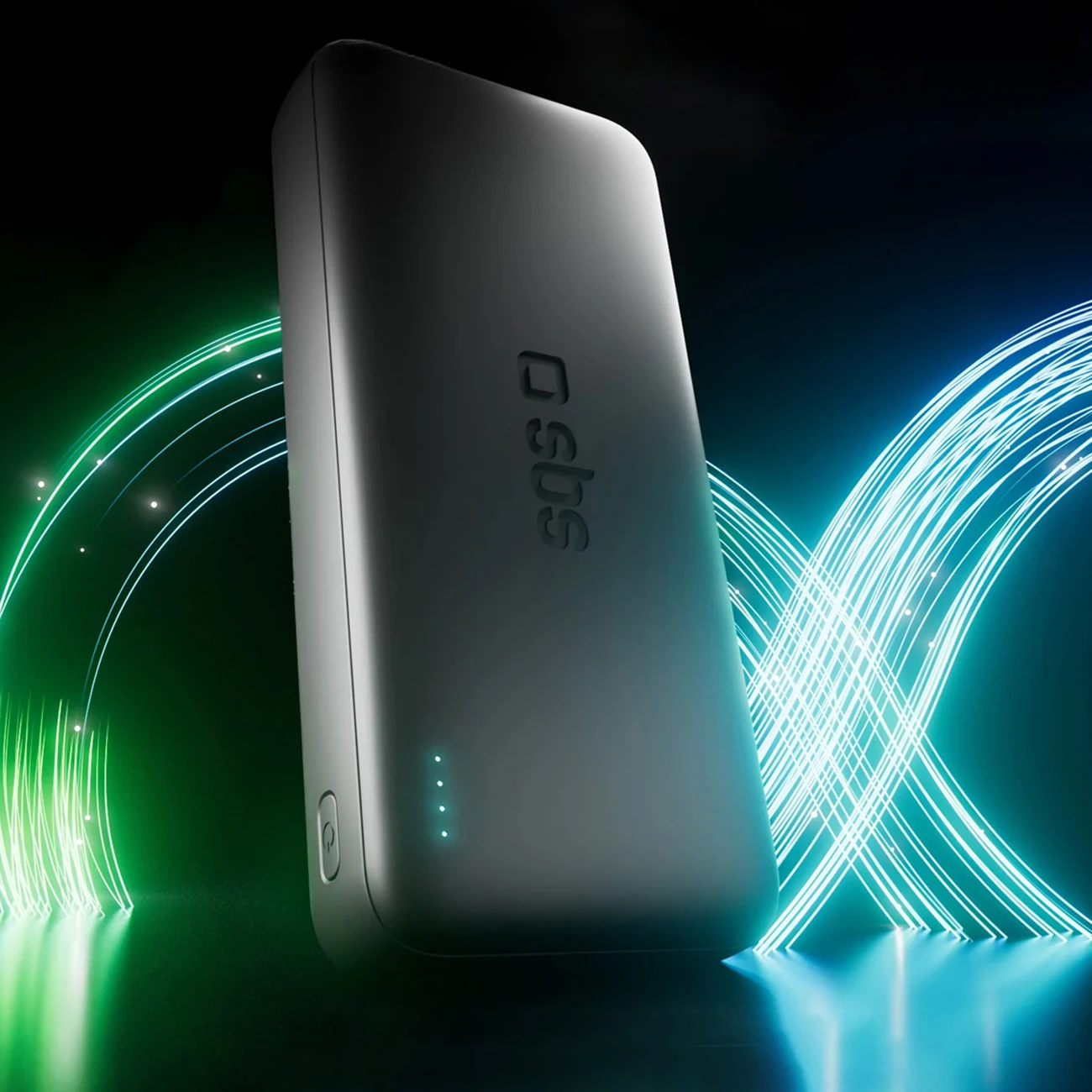 Powerbank SBS Infinity 20000mAh LiFePO₄, 2 porta USB-A/USB-C, e zezë
