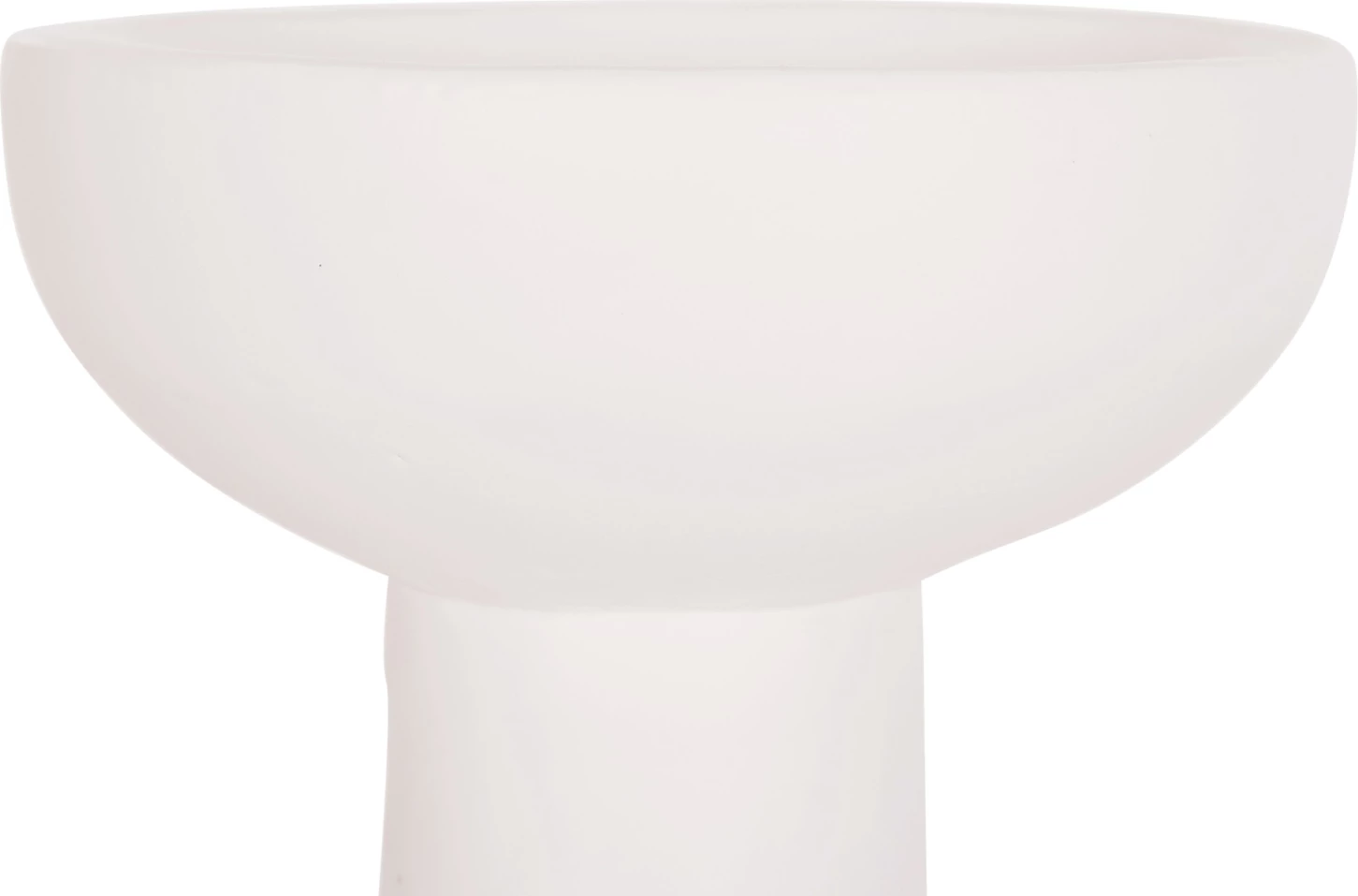 Vazo dekorative tavoline LEKKAN, terrakotë e bardhë, FH4664.02L, 18x38cm