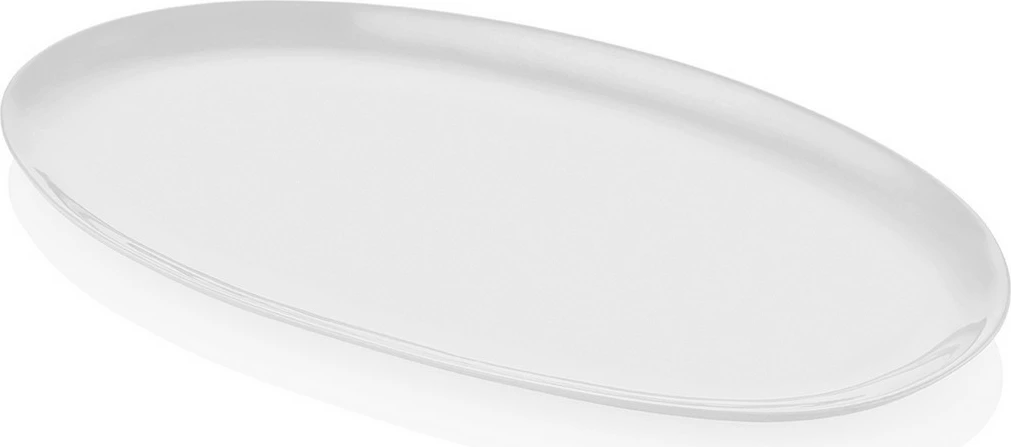 Pjatë servirëse porcelani, ngjyrë terrakote, Hermia, CTT0021, 17x34x1 cm