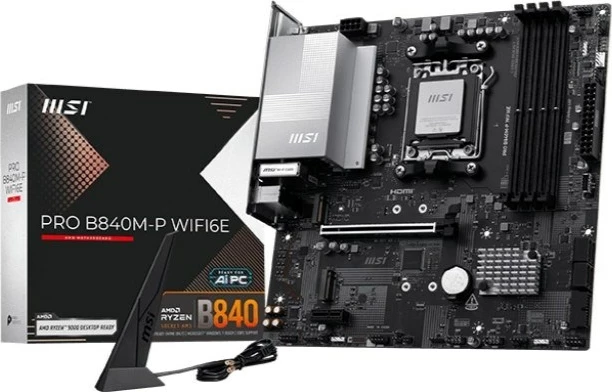 Pllakë amë MSI PRO B840M-P WIFI6E, Socket AM5, ATX, Wi-Fi 6E