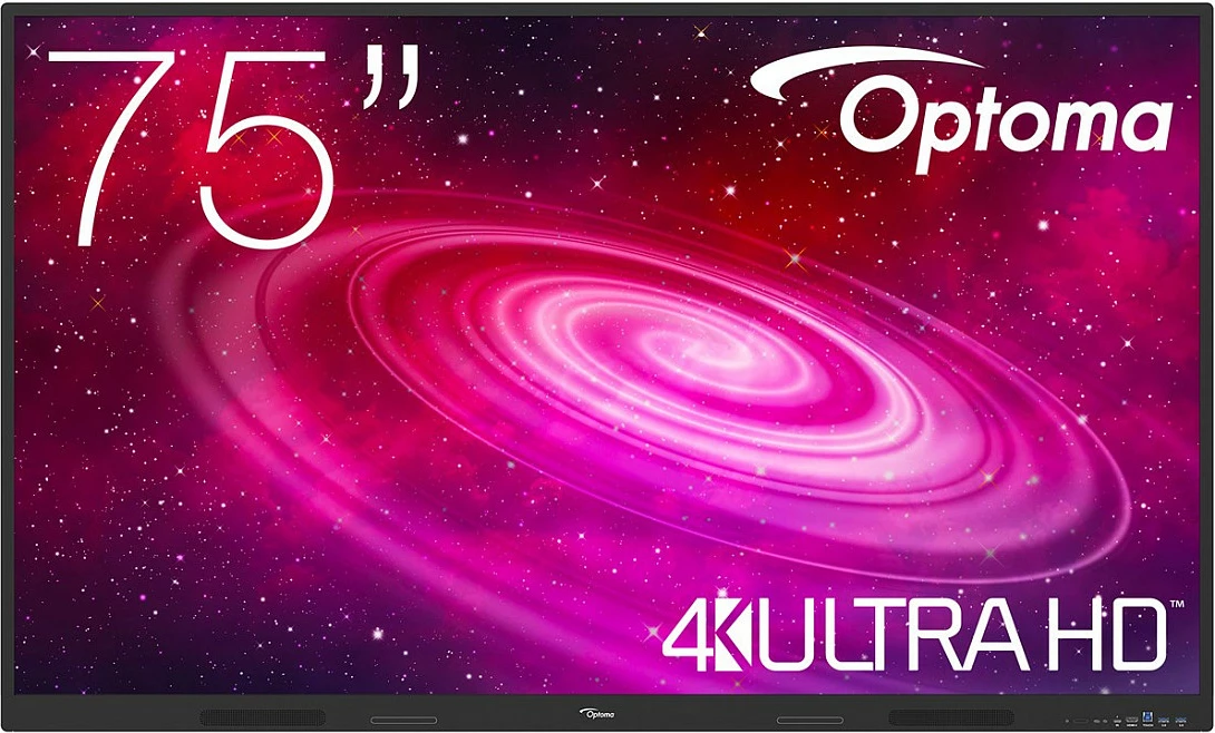 Ekran interaktiv Optoma 1751RK, 75", 4K Ultra HD, Touchscreen