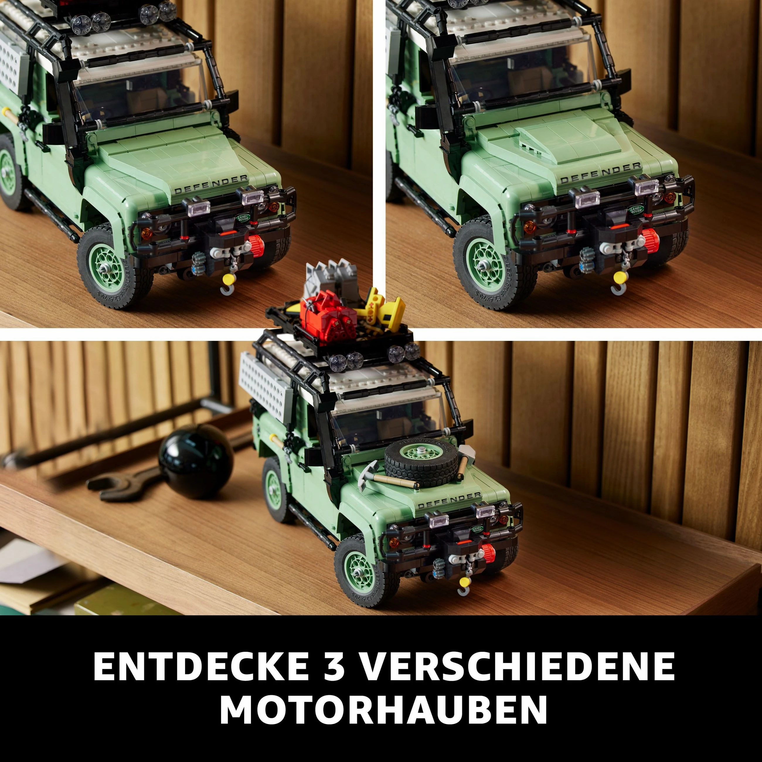 Set ndërtimi LEGO ICONS Land Rover Classic Defender 90, 2336 pjesë, Multikolor