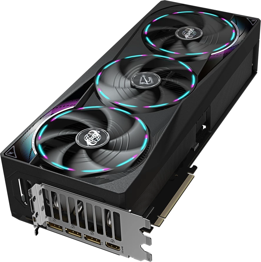 Kartë grafike GIGABYTE GeForce RTX 5080 AORUS MASTER 16G, 16GB GDDR7, 256-bit, PCIe 5.0, 3xDP/1xHDMI, 3 ventilatorë, e zezë